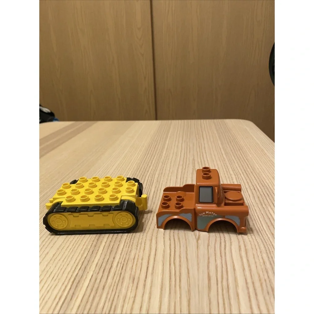 LEGO DUPLO Disney Pixar Cars Mater Replacement Part & Caterpillar Base Lot 2